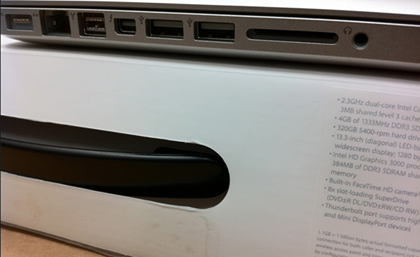 MacBook Pro 2011 thunderbold