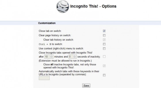 incognito this