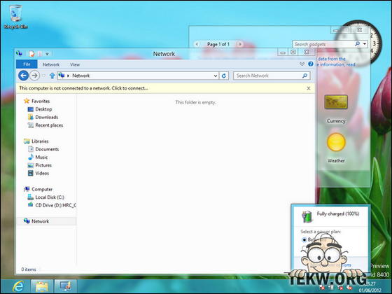 Windows 8 screen