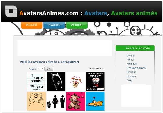 Avatar Animati collezione avatar scaricare gratis