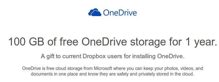 OneDrive: come ottenere 100 GB spazio gratis