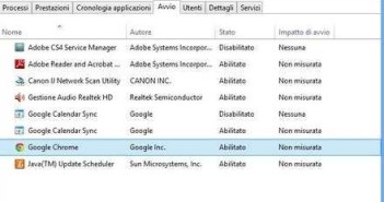 Windows: come disabilitare avvio programmi in automatico