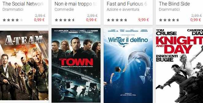 Play Store January Sales: film a soli 0.99 euro